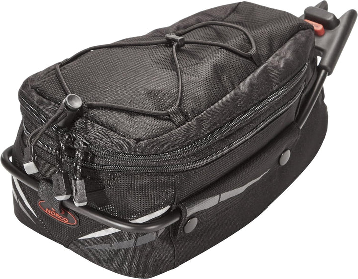 Norco Ontario Sattelstütztasche - Satteltasche mit Gummizug Schwarz 31 x 15 x 16 cm, 6 Liter, Schwar