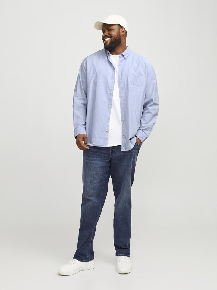 JACK & JONES Male Freizeithemd Slim Fit Freizeithemd XS Cashmere Blue, XS Cashmere Blue
