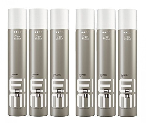 Wella EIMI Dynamic Fix 45 Sec. Haarspray 6 x 500 ml Styling Fixing Hairspray Modeling Spray Professi
