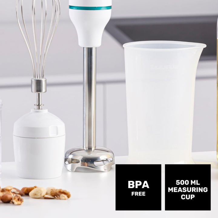 Taurus Stabmixer-Set | ROBOT 600 PLUS INOX | 20 Geschwindigkeitsstufen | 600 W | Elektrisch | Inklus