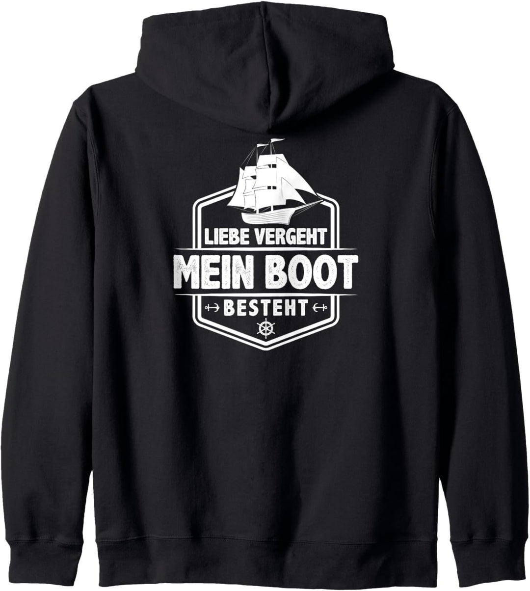 Lustiger Segler Spruch Mann Segeln Kapitän Seemann Boot Kapuzenjacke