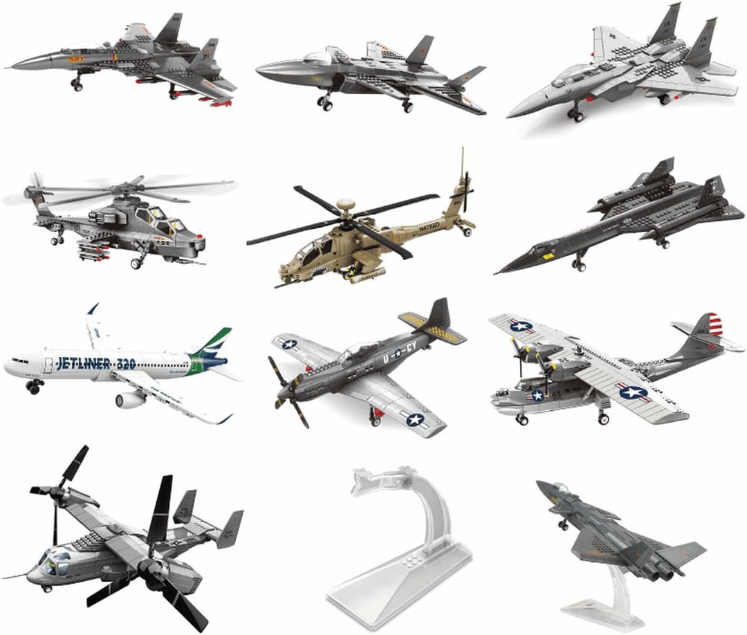 WANGE Modell des Apache-AH-64-Hubschraubers Zum Zusammenbauen Mit Bausteinen. Flugmodellbau 1:48. An