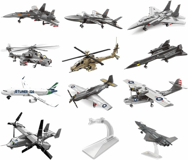 WANGE Modell des Apache-AH-64-Hubschraubers Zum Zusammenbauen Mit Bausteinen. Flugmodellbau 1:48. An