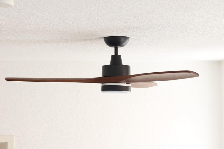 Pepeo – Notos Deckenventilator mit LED Beleuchtung | Sehr leiser Deckenventilator mit Fernbedienung