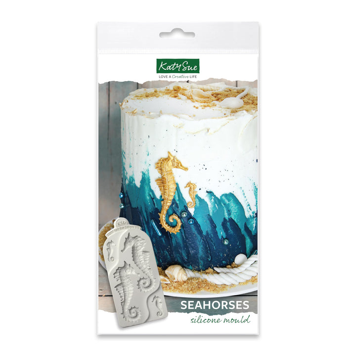 Seepferdchen Silikonform, Seaside Themed für Kuchen dekorieren, Sugarcraft, Bonbons und Lehm, Lebens