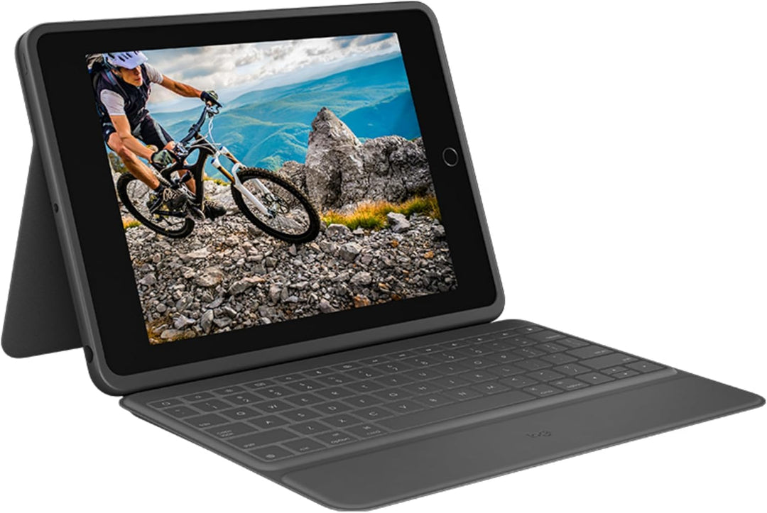 Logitech Rugged Folio für iPad (7., 8. und 9. Generation) – Schutzcase mit Smart Connector und strap