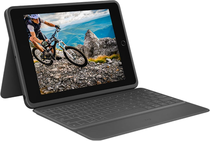 Logitech Rugged Folio für iPad (7., 8. und 9. Generation) – Schutzcase mit Smart Connector und strap