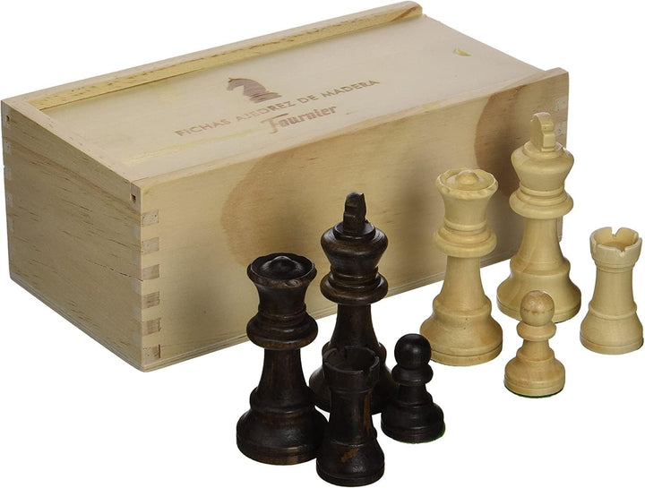 Fournier -130012231 Schachkarten Holz ST Nr. 4, Mehrfarbig (F06551), ab 4 Jahren.