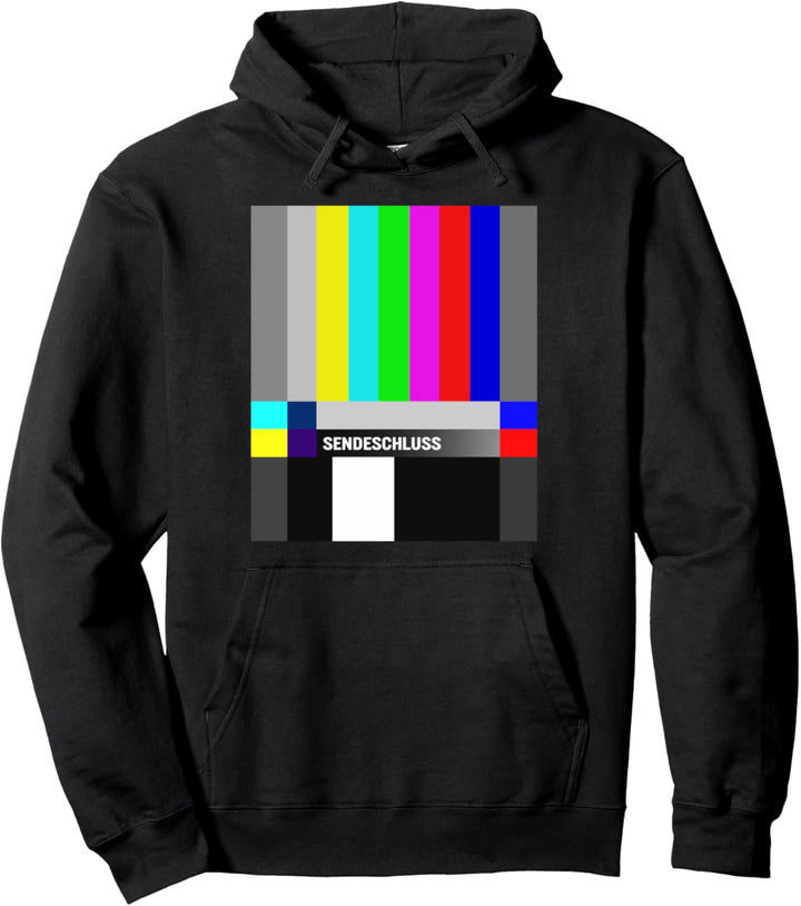 SENDESCHLUSS TV SMPTE Farben Testmuster Kein Signal Fernseh Pullover Hoodie