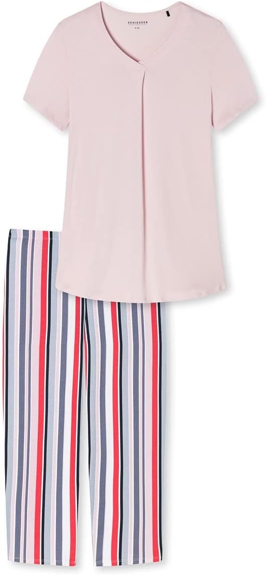 Schiesser Damen Pyjamaset 40 Rosa_179248, 40 Rosa_179248