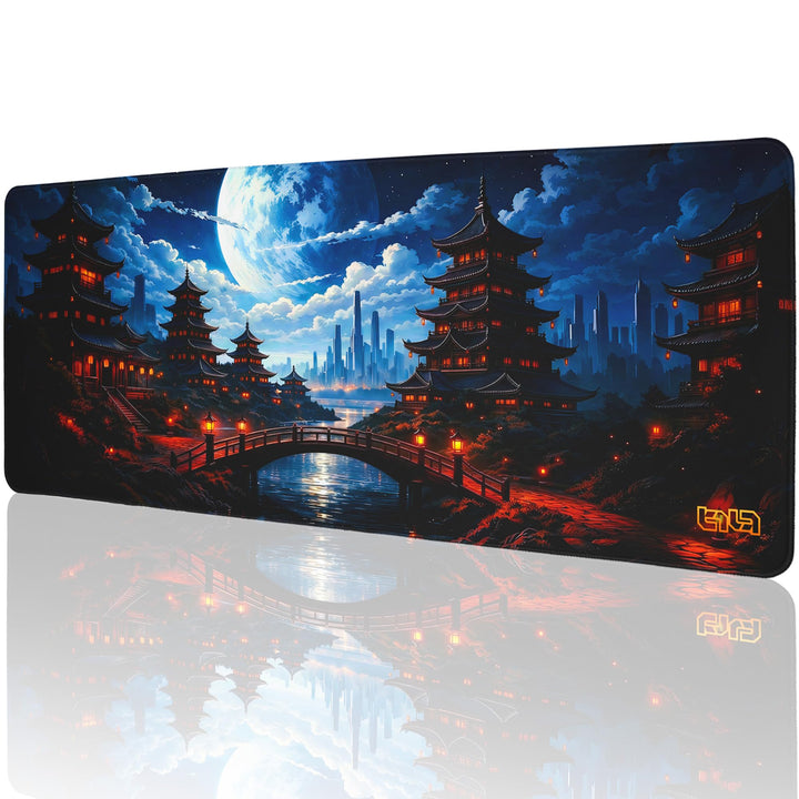 Tilt Gaming Mauspad 800x300 mm - 4 mm rutschfeste Schreibtischunterlage Gross - Speed-Oberfläche &amp; H