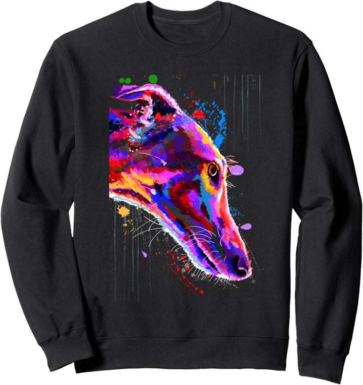 Greyhound Windhund Motiv für eine Greyhound Mama Sweatshirt