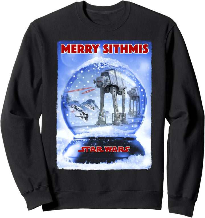 Star Wars AT-AT Merry Sithmas Snow Globe Poster Sweatshirt