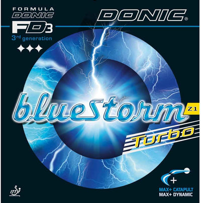 DONIC Tischtennisbelag Bluestorm Z1 Turbo rot 21.0 Millimeter, rot 21.0 Millimeter