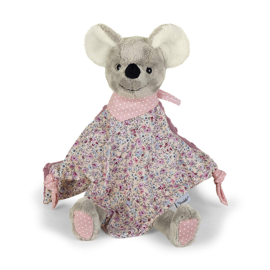 Sterntaler 3212001 Schmusetuch Maus Mabel, Für Babys ab dem 1 Monat, Grösse M, 36 cm, Grau/Mehrfarbi