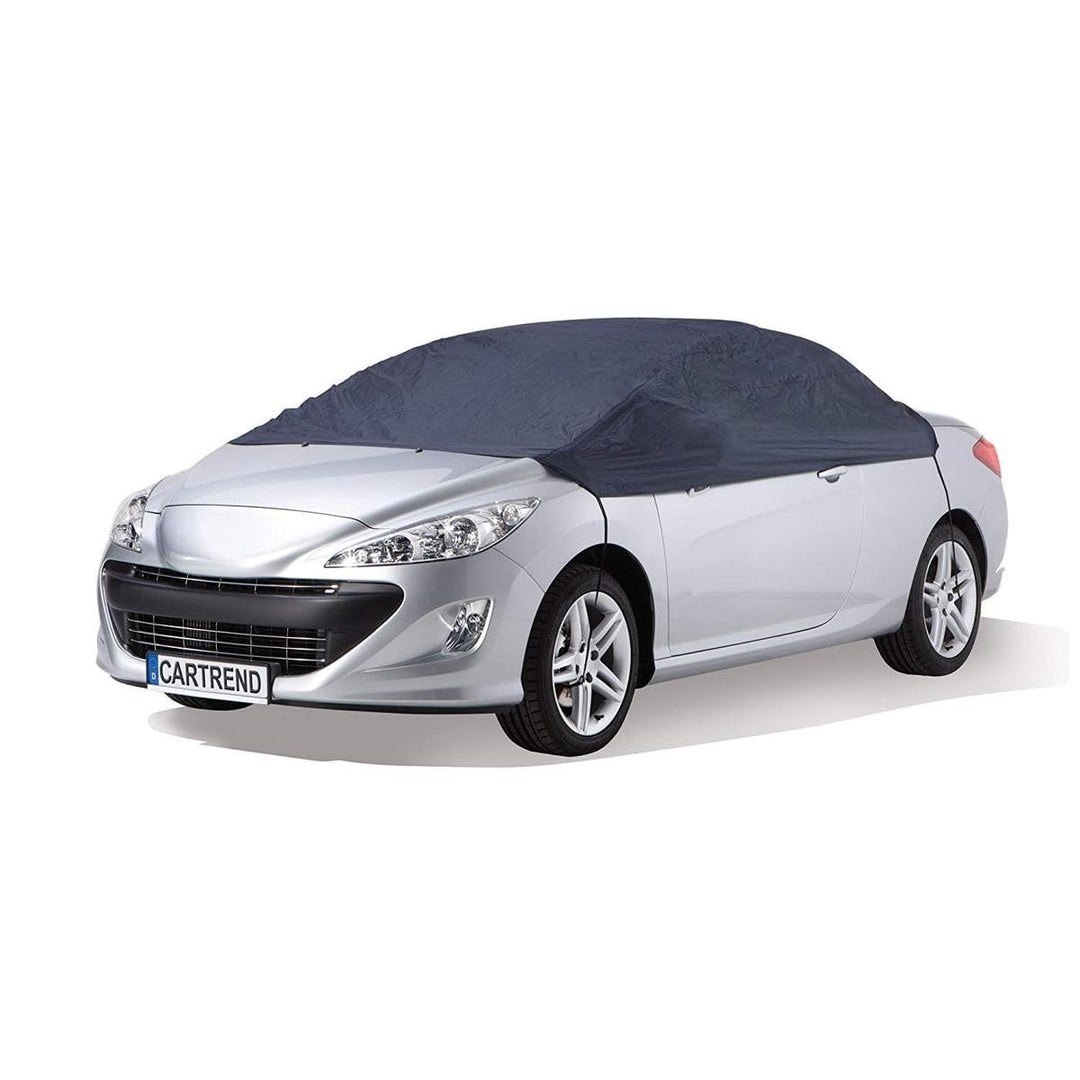 cartrend Halbgarage "New Generation", wetterfeste Auto Abdeckplane, Autoabdeckung, Autoplane, blau,