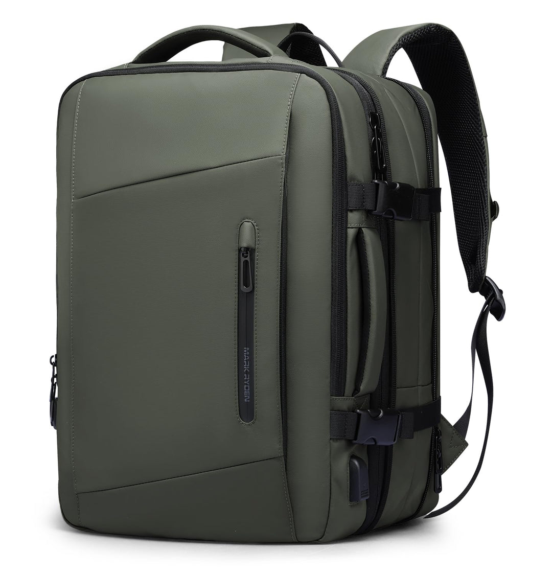 MARK RYDEN Business Rucksack Herren, Erweiterbarer 26L-38L Reiserucksack mit USB, Laptop Rucksack fü
