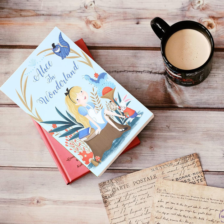 Alice in Wooderland Diversion Book Safe mit echten Seiten, Kombinationsschloss-Box, versteckter Safe