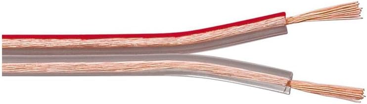 Goobay 15132 Lautsprecherkabel 2x2,5mm² Kupfer Litze / Boxenkabel Audio Kabel Meterware / Speaker Ca