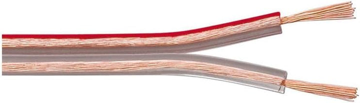 Goobay 15132 Lautsprecherkabel 2x2,5mm² Kupfer Litze / Boxenkabel Audio Kabel Meterware / Speaker Ca