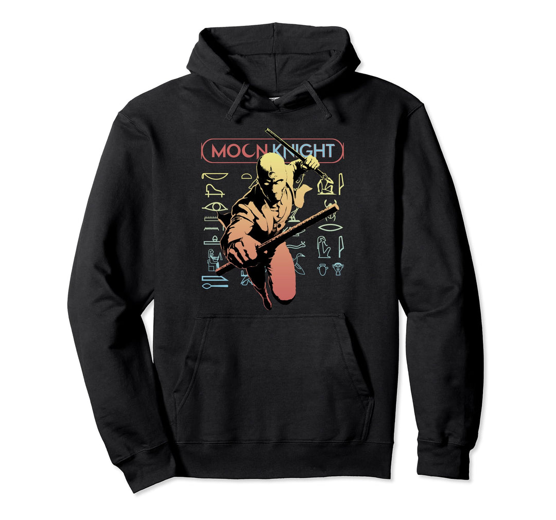 Marvel Moon Knight Action Poster Pullover Hoodie