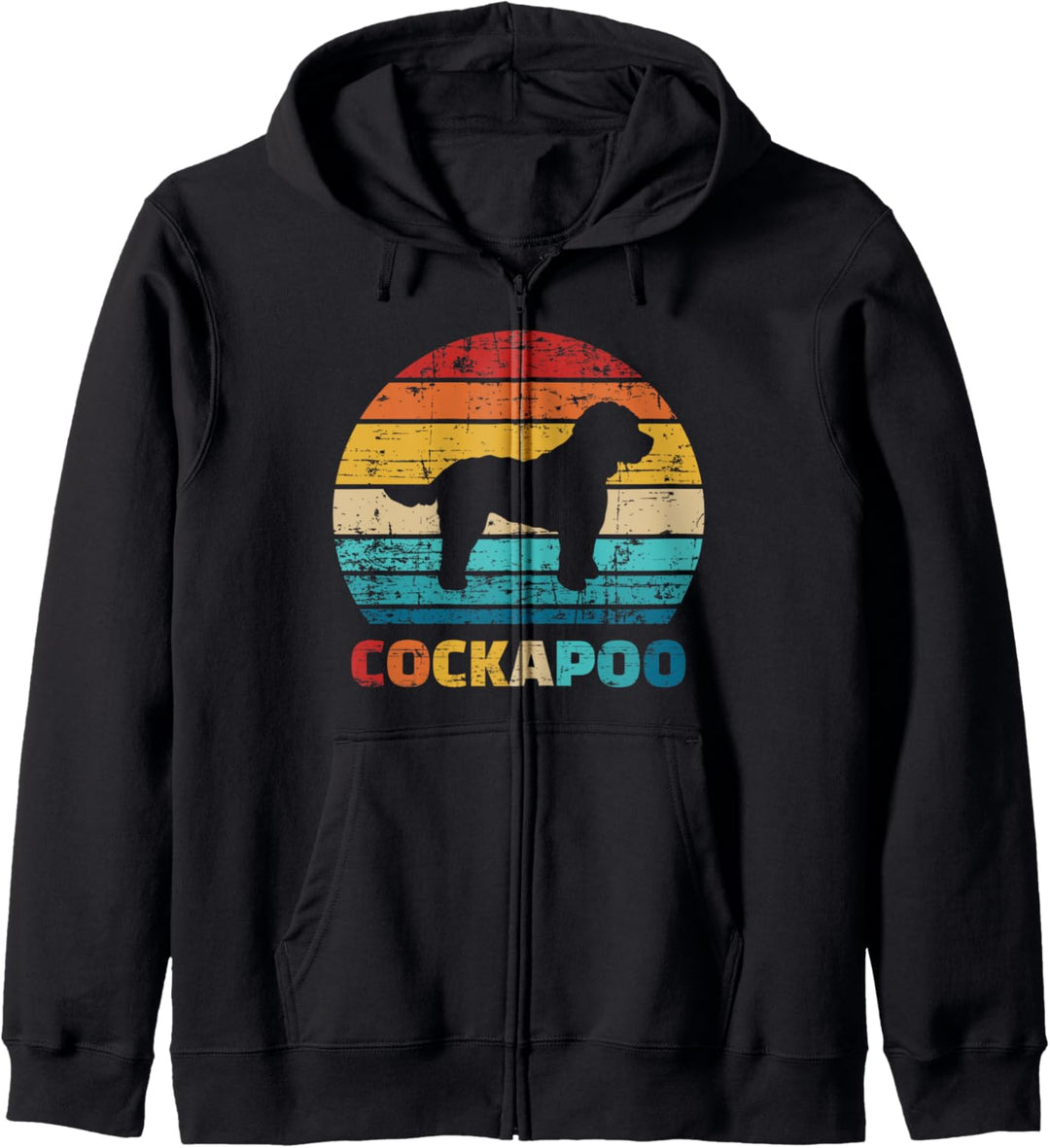 Cockapoo vintage retro Kapuzenjacke