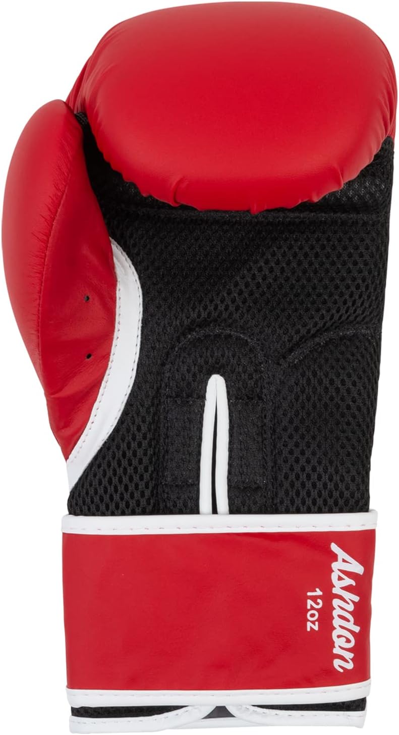 Lonsdale Unisex-Adult Ashdon Equipment 10 oz Red/White, 10 oz Red/White