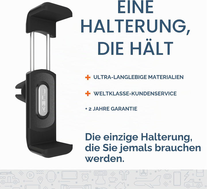 Kenu Airframe+, Air Vent Autotelefonhalterung, Handyständer für das Auto, erweiterbarer Griff und 36