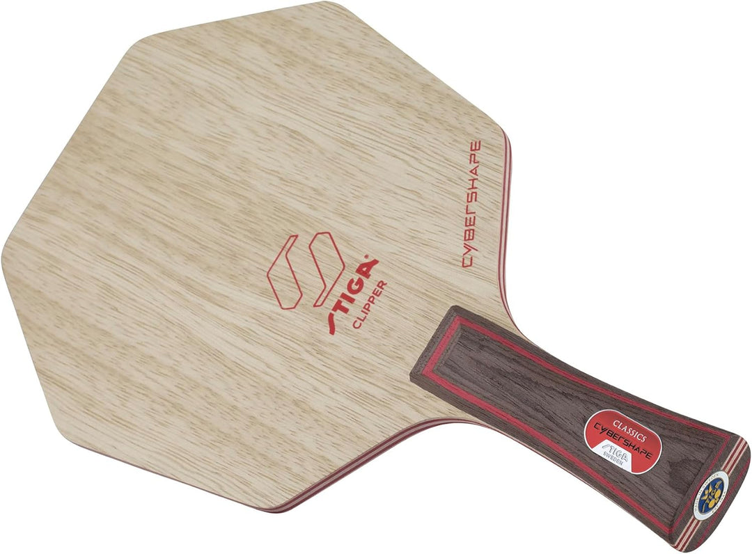 STIGA Erwachsene (Unisex) Clipper Cybershape Tischtennisholz, Braun, Master