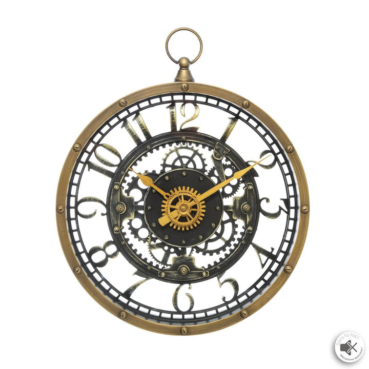 Atmosphera Wanduhr mit Mechanismus und Zwickelform, Durchmesser 27 cm cm braun, cm braun