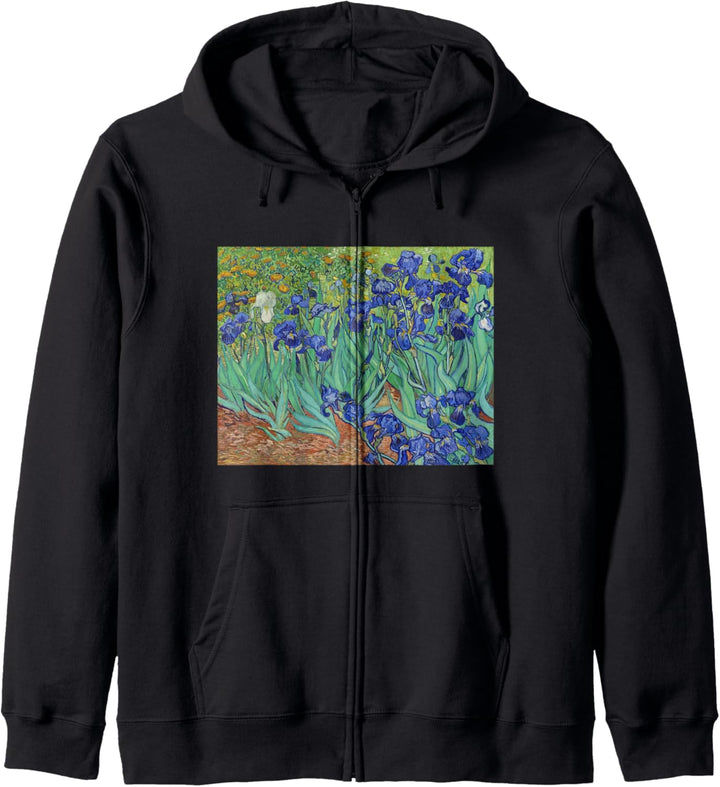 Irises Vincent van Gogh Post-Impressionism Art Painting Kapuzenjacke
