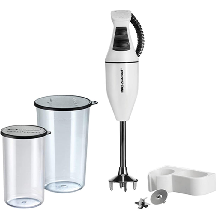 ESGE-Zauberstab Set E120 Select, Stabmixer weiss, bis 10.000 U/Min, 90210, 120W, inkl. Becher-Set 60
