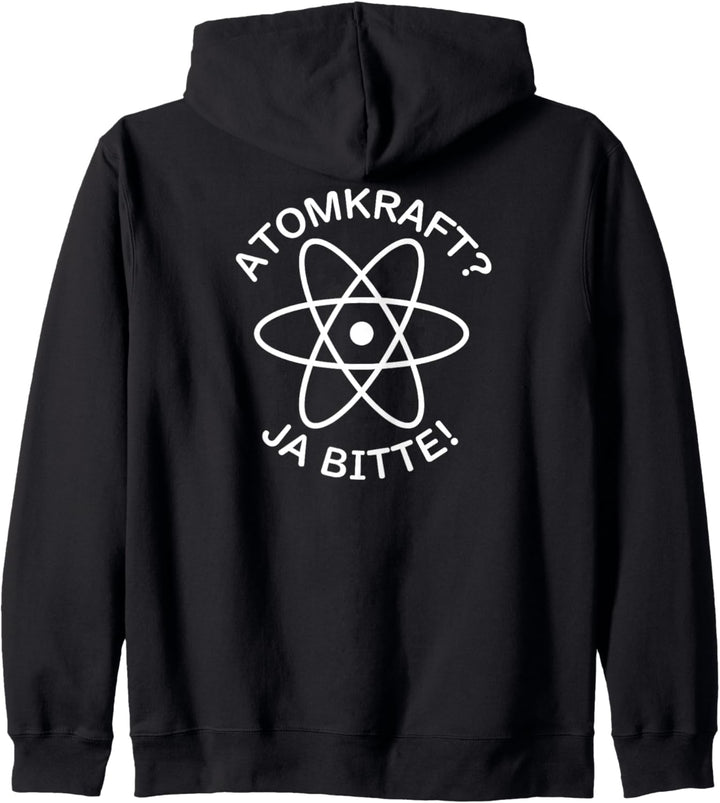 "ATOMKRAFT? JA BITTE!" Kernenergie Klimaschutz Energiewende Kapuzenjacke