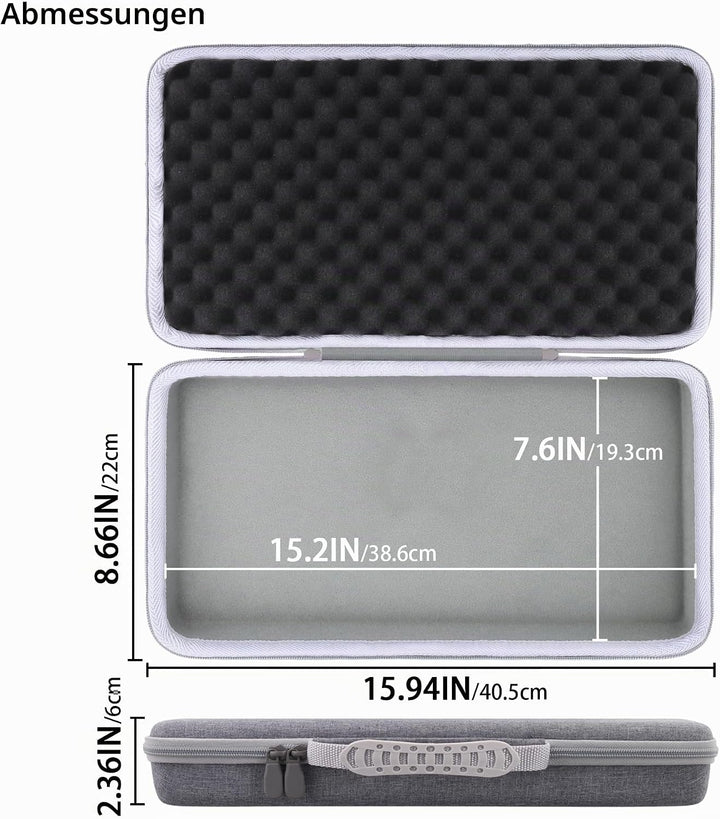co2CREA Case Hart reiseschutzhülle Etui Tasche für Akai Professional MPK Mini IV USB-C MIDI Keyboard