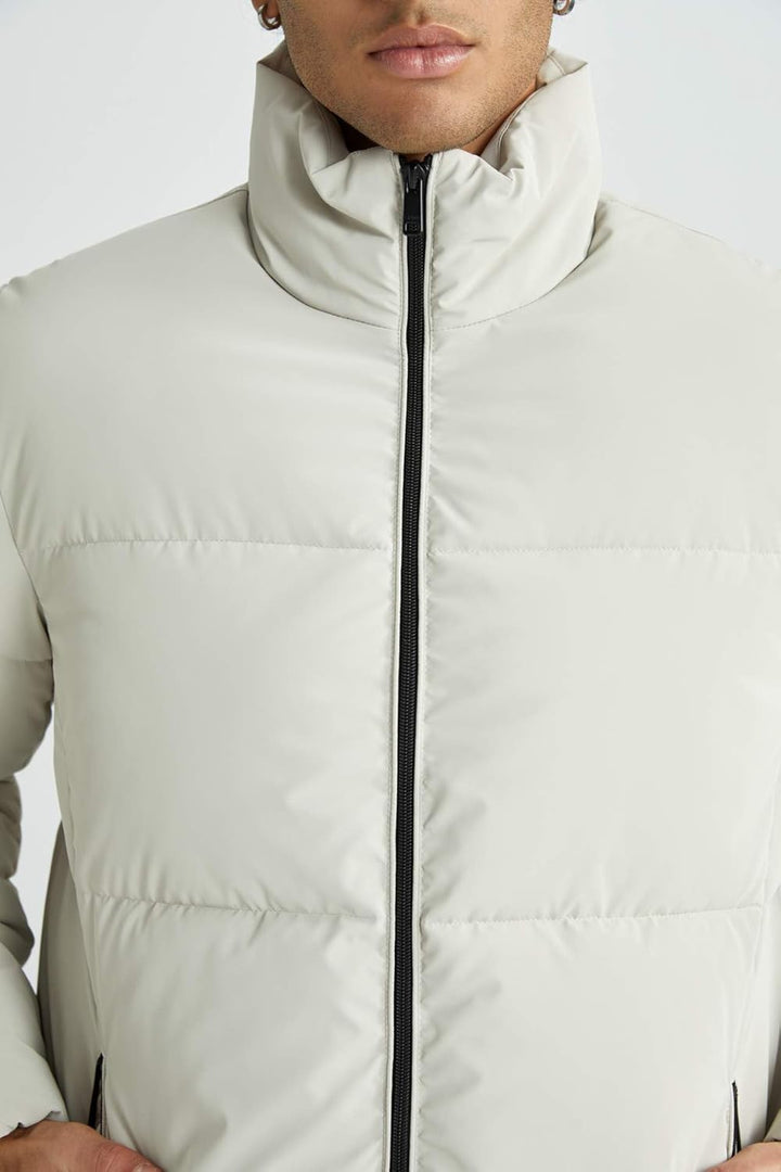 DeFacto Herren Jacket L Off White, L Off White