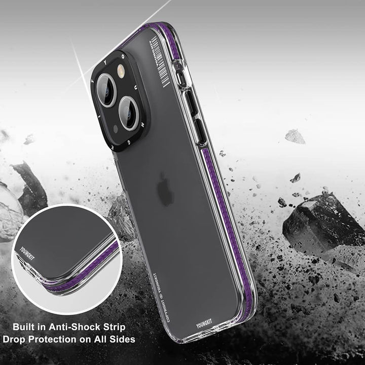 YOUNGKIT für iPhone 14 Plus Hülle, Stossfeste Kratzfeste Schutzhülle (Anti-Fingerabdruck) Slim Case