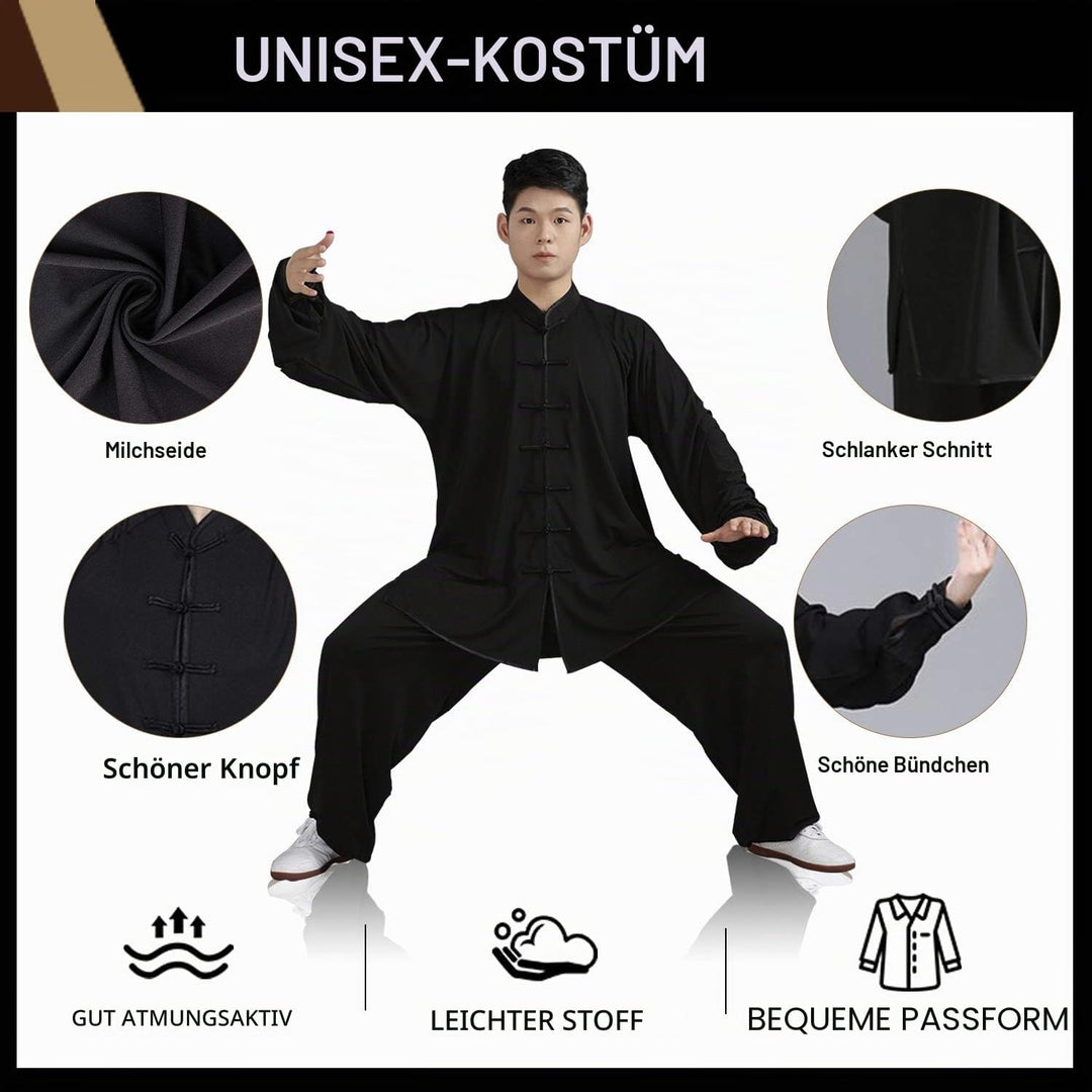 BBLAC 2KEY Kampfsportkleidung | Traditionelle chinesische Uniformen für Tai Chi und Wing Chun | Unis