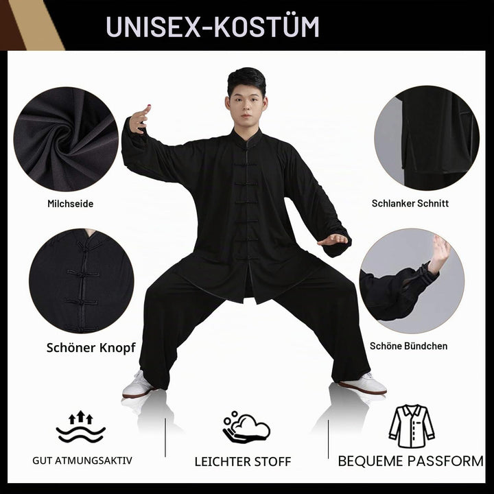 BBLAC 2KEY Kampfsportkleidung | Traditionelle chinesische Uniformen für Tai Chi und Wing Chun | Unis