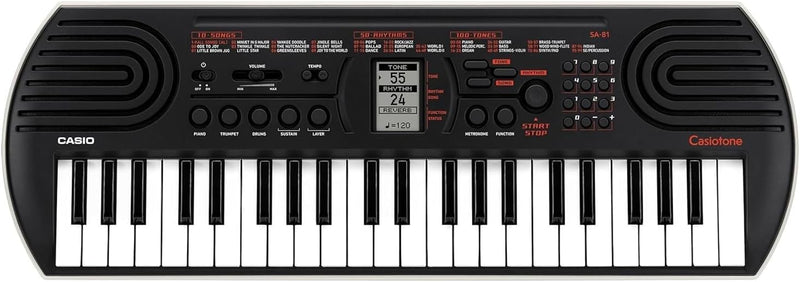 Casio SA-81H5 Mini-Keys 44 Tastatur Schwarz, Schwarz