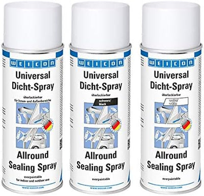 WEICON Universal Dicht-Spray 400 ml 2er Set | Dichtmittel für den Innen- und Aussenbereich | Sprühku