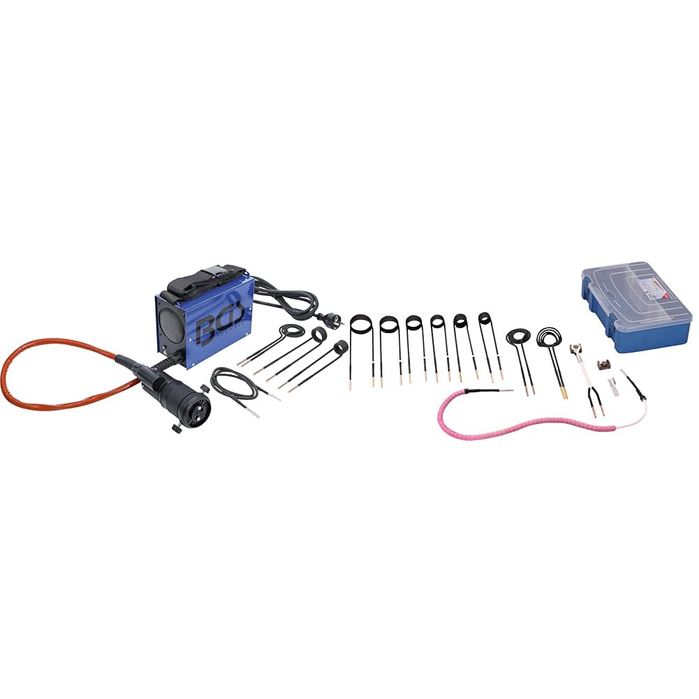 BGS 2169 | 1,5 kW Induktionsheizgerät | Induktions-Erhitzer / Induktionsheizer inkl 4 Spulen + BGS 2