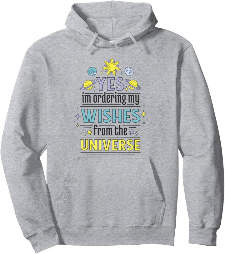 Universum Wünsche Galaxie Planeten Pullover Hoodie