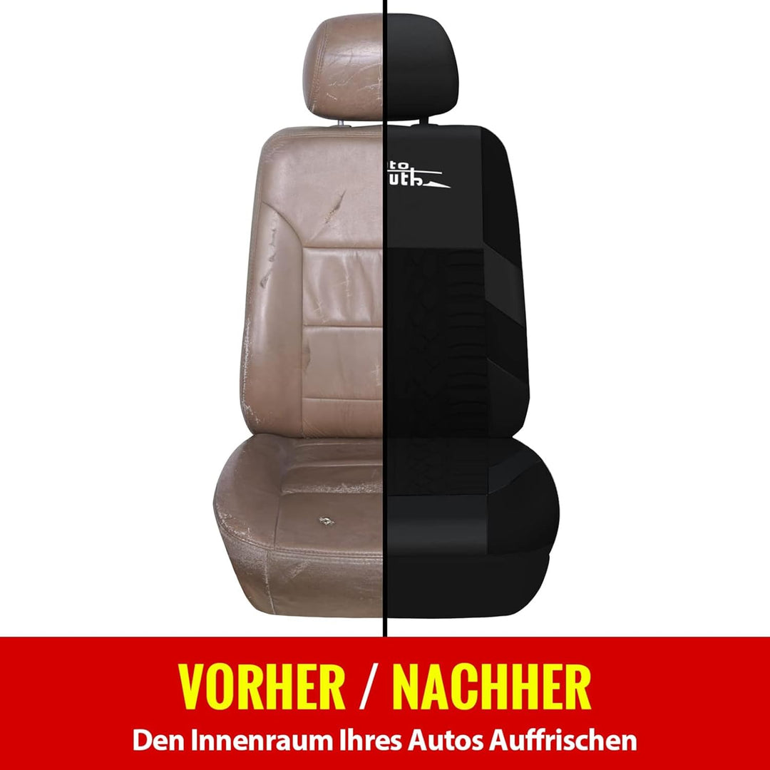 AUTOYOUTH Autositzbezüge Universal Fit Komplettset Autositzschoner Reifenschienen Autositzzubehör, S