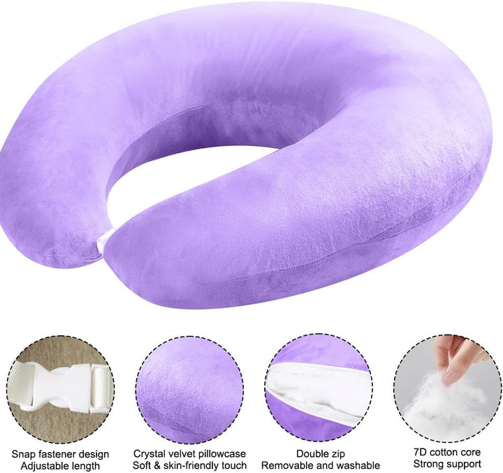 Ergonomisches Kissen, Multifunktion Armstütze, Waschbarer Bezug, U-förmige Beckenkissen, Armstützkis