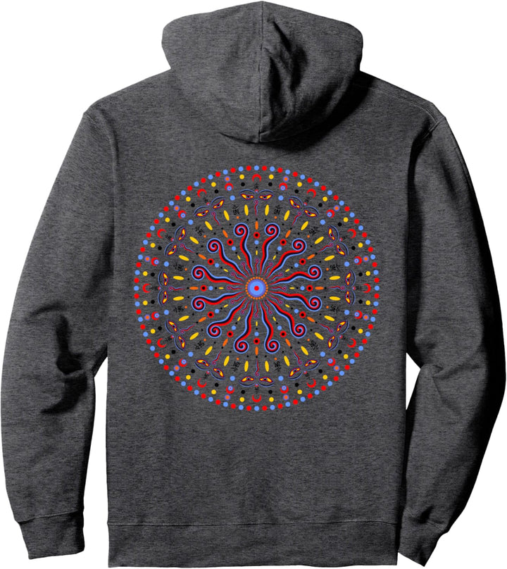 Wisdom Eyes Of Buddha - Filigranes Indien Mandala 1 - Fan Fun Pullover Hoodie
