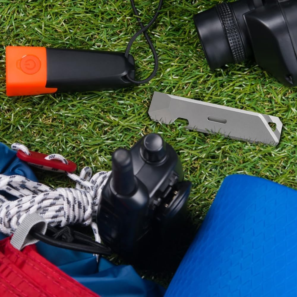 Mini Hebelstange, Multitool Hebelstange aus Titanlegierung mit Flaschenöffner Funktion EDC Gear Schl