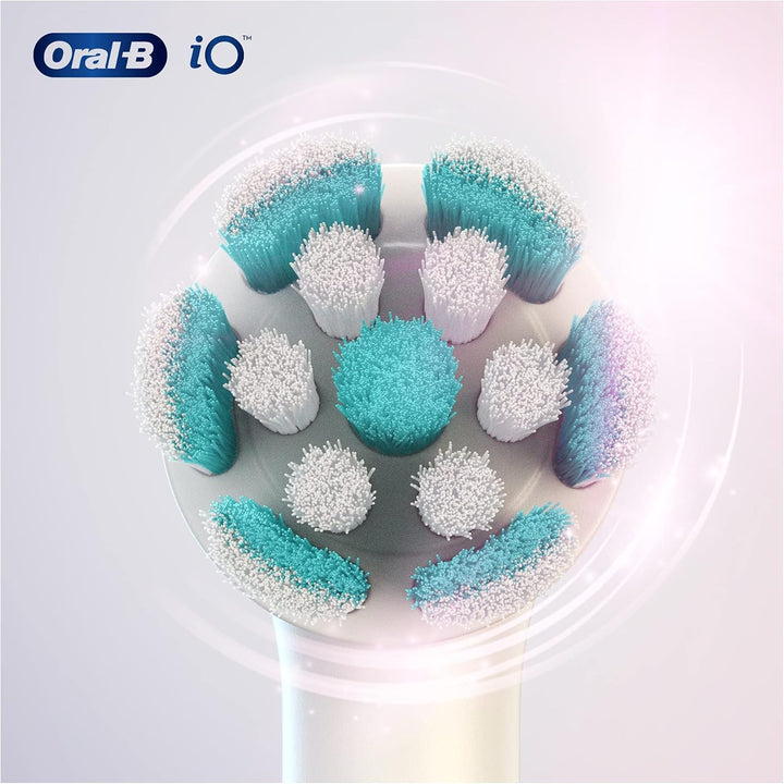 Oral-B iO Sanfte Reinigung Aufsteckbürsten für elektrische Zahnbürste, 4 Stück, sanfte Zahnreinigung