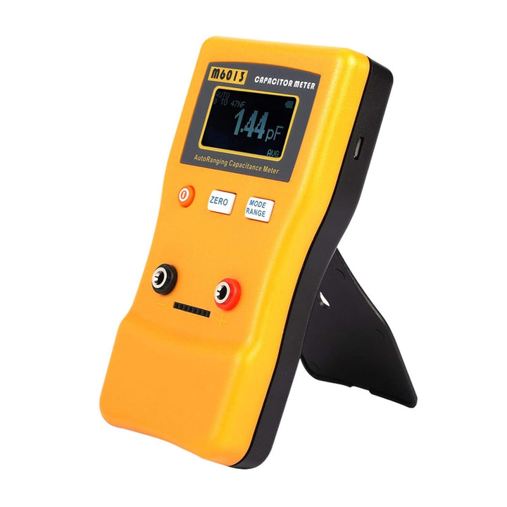 BuyWeek Kondensatormessgerät, Hochpräzises Digitales Kapazitätsmessgerät LCD Kondensator Tester für