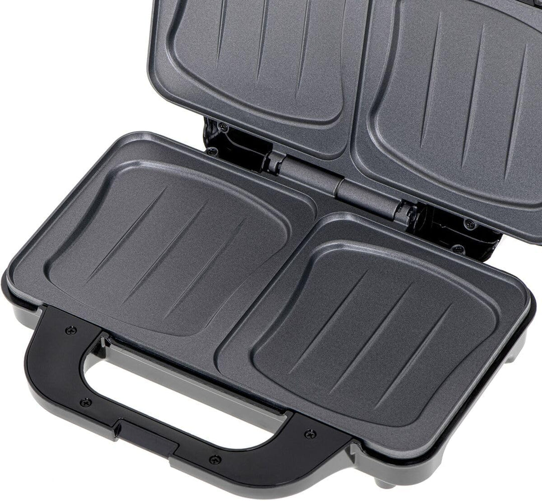 CAMRY CR 3054 Sandwichmaker XL, Toaster, 1300 W, Grillplatte mit feuerfestem Griff, Kontaktgrill mit