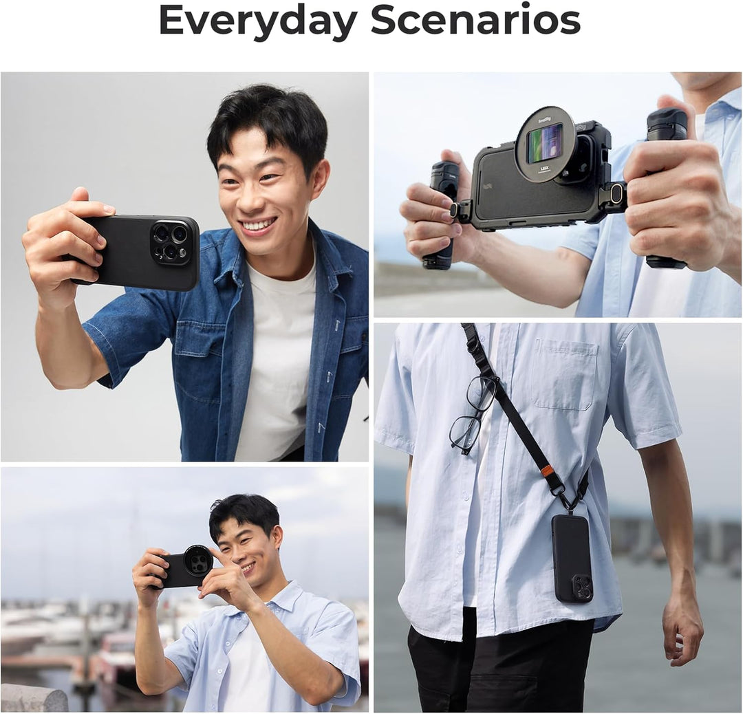 SMALLRIG FilMov Handyhüllen-Set für iPhone 16 Pro Max, leichte Fotohülle mit T-Mount-Objektivrückpla